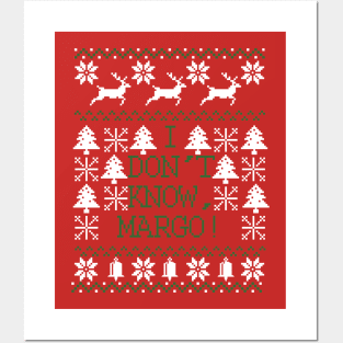 Margo Christmas Movie Vacation Ugly Christmas Pixel Design Posters and Art